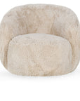 Adley - Plush Swivel Accent Chair