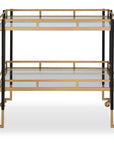 Kentmore - Modern Bar Cart - Gold