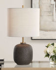 Blacktop - Textured Buffet Lamp - Black