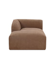 Isla - Left Arm Facing Chaise - Light Brown