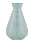 Flare Spire - Indoor-Outdoor Ceramic Vase - Blue