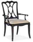 Charleston - Upholstered Seat Arm Chair (Set of 2)