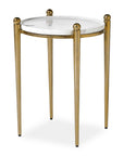 Nahunta - Accent Table - Antique Brass