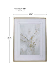 Ethos - Framed Abstract Print - Gold