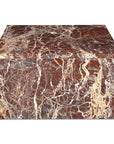 Rosa - Coffee Table - Rosso Levnato Marble