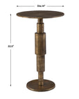 Descend - Accent Table - Gold