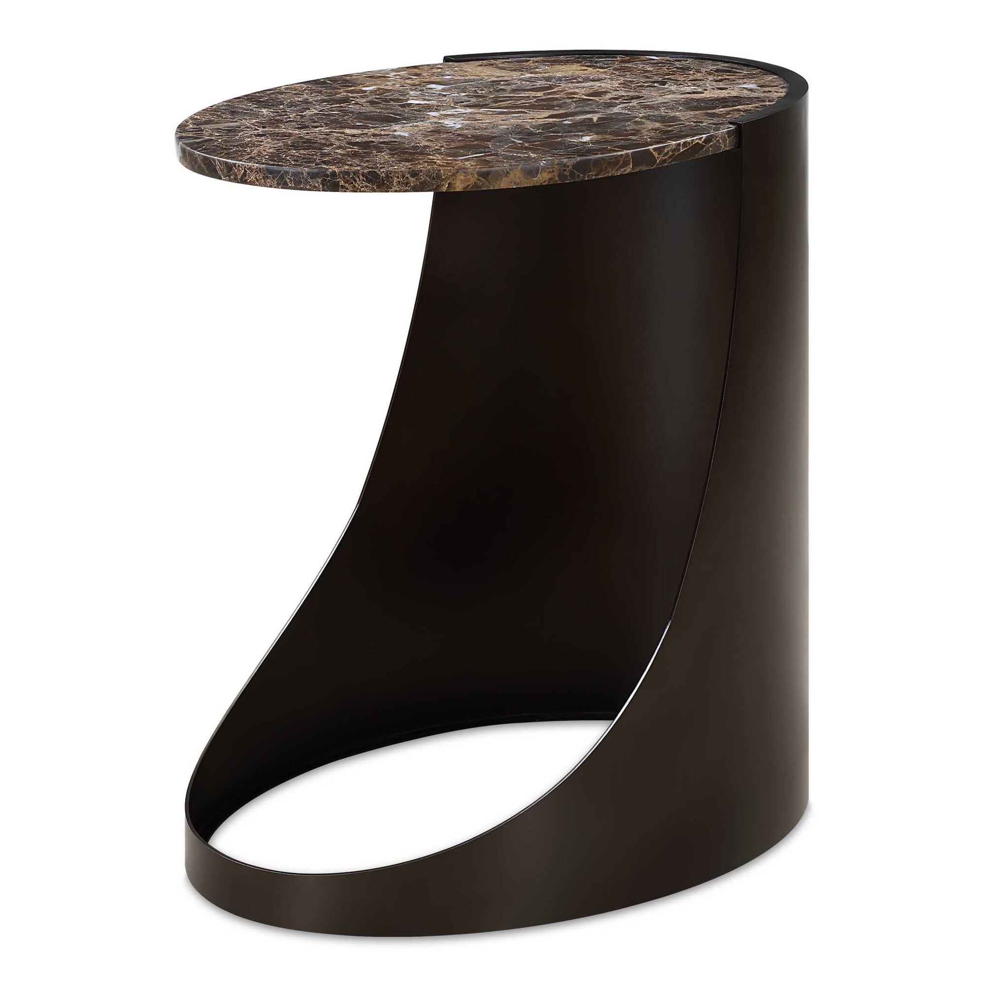 Welling - Modern Metal Side Table - Black