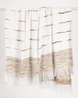 Throws - TC Albedo Throw - Ivory / Rust