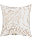 Drift - 22" x 22" Pillow - Ivory / Natural