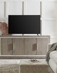 Serenity - Tulum Media Storage Cabinet - Gray