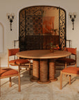 Treccia - Round Dining Table - Oak