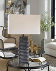 Sanderson - Metallic Table Lamp - Charcoal