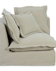 Olivia - Corner Chair Performance Fabric - Sand