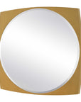 Neilia - Round Mirror - Brass