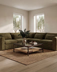 Swift - Corner Chair - Dark Green