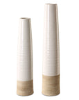Ivory Sands - Ceramic Vases (Set of 2)