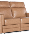 MS - Twain Zero Gravity Power Loveseat With Power Headrest And Lumbar - Light Brown