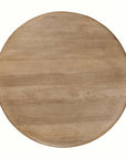 Ilaria - Reclaimed Wood Round Coffee Table - Sand Washed