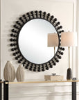 Aziel - Round Mirror - Black