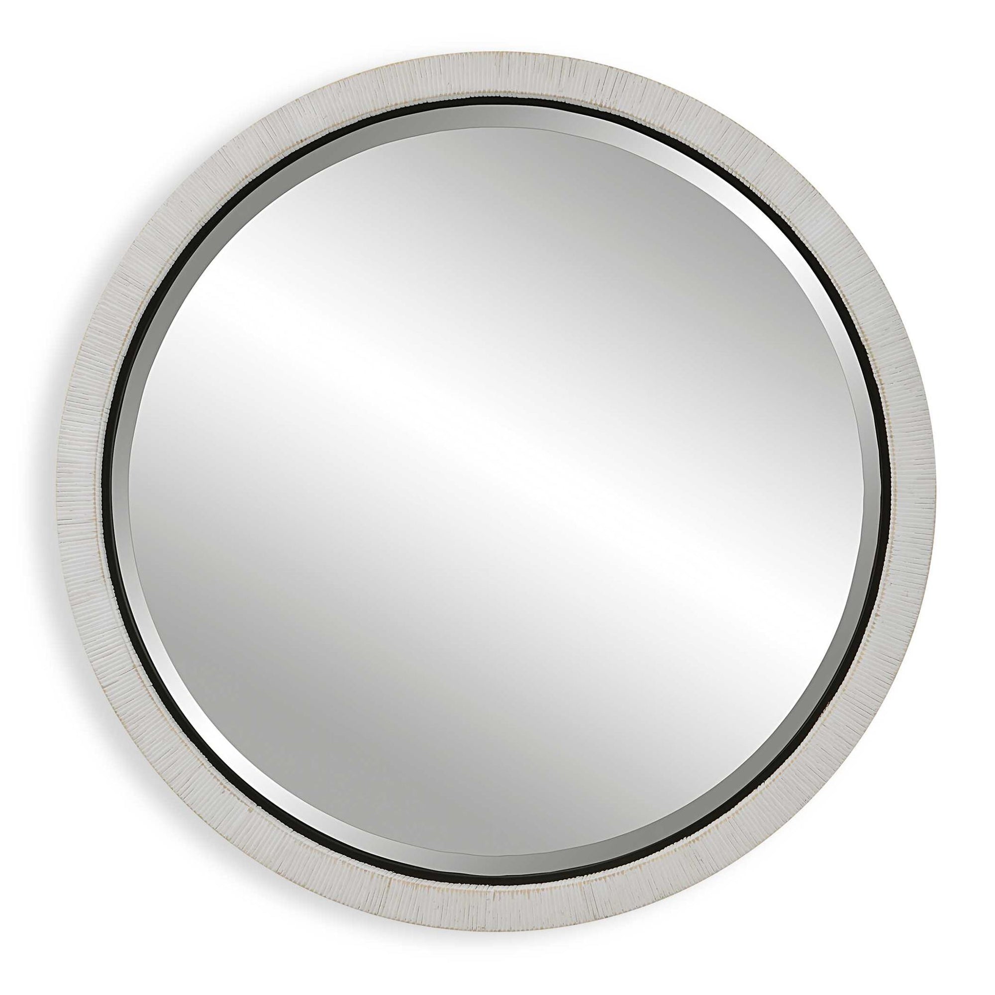 Granada - Round Mirror - White