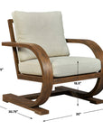 Bedrich - Wooden Accent Chair