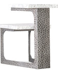 Melange - Georgie Side Table - Pearl Silver