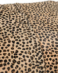 Leopard - 20" x 20" Pillow - Camel / Black
