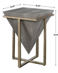 Bertrand - Shagreen Accent Table