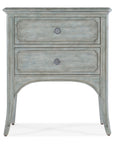 Charleston - Two-Drawer Accent Table - LIght Blue