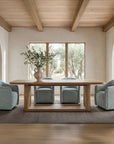 Drava - Rolling Dining Chair - Green