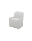 Maisie - Rolling Dining Chair - Flecked Oat / Beige