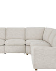 Hyde - 5 Piece Sectional - White