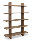 Casey - Large Standard Bookcase - Dark Brown