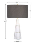 Citadel - Marble Table Lamp - White