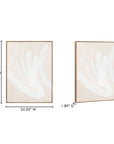 Chorus - Framed Painting - Beige
