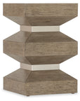 Sonnet - Square End Table - Dark Gray