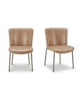 Early - Dining Chair Leather (Set of 2) - Tan