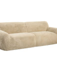 Abide - Rounded Sheepskin Sofa - Beige