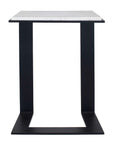 Kenora - Marble Accent Table - White
