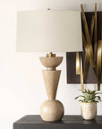 Cullum - Geometric Table Lamp - Light Brown
