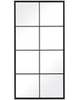 Rousseau - Iron Window Mirror - Black