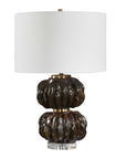 Jaudon - Stacked Table Lamp - Black / Bronze / Brown