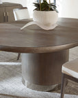 Modern Mood - Round Dining Table With 1-18in Leaf