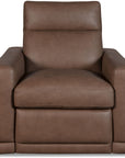 MS - Simone ZG Power Recliner With Power Headrest and BT speaker - Brown