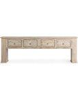 Qena - 4 Drawer Console Table - Butterwood Blend