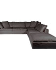 Clay - Livesmart Fabric Dream Modular Sectional - Light Gray