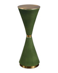 Ronde - Drink Table - Brass / Jade Green