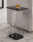Angle - Contemporary Accent Table - Black