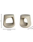 Rothko - Outdoor Stool - Cream