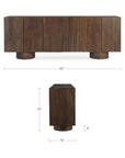 Hadley - TV Stand - Dark Brown